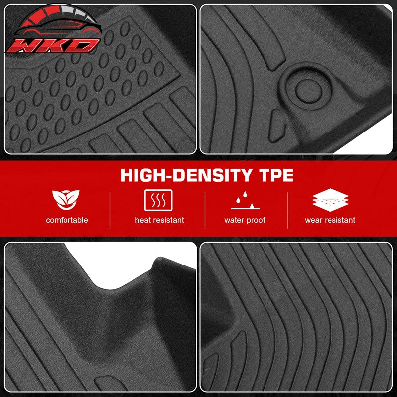Fits 09-16 Audi A4 S4 Sedan 13-16 Allroad All Weather Floor Mats Carpet TPE 3PCS