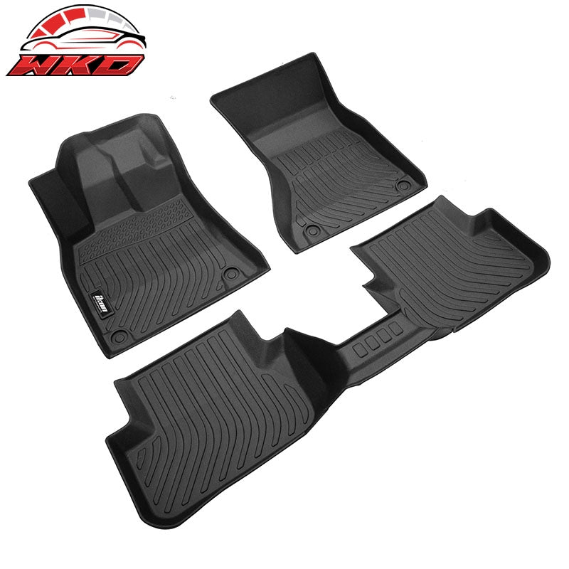 Fits 09-16 Audi A4 S4 Sedan 13-16 Allroad All Weather Floor Mats Carpet TPE 3PCS