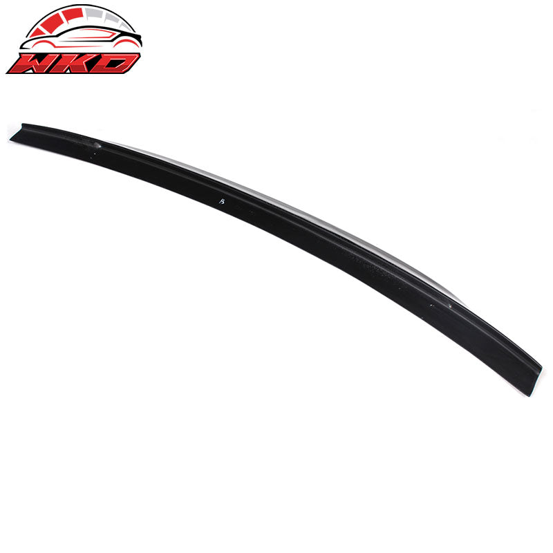 Fits 09-16 Audi A4 B8 Sedan Caractere Style Trunk Spoiler Lip Matte Carbon Fiber