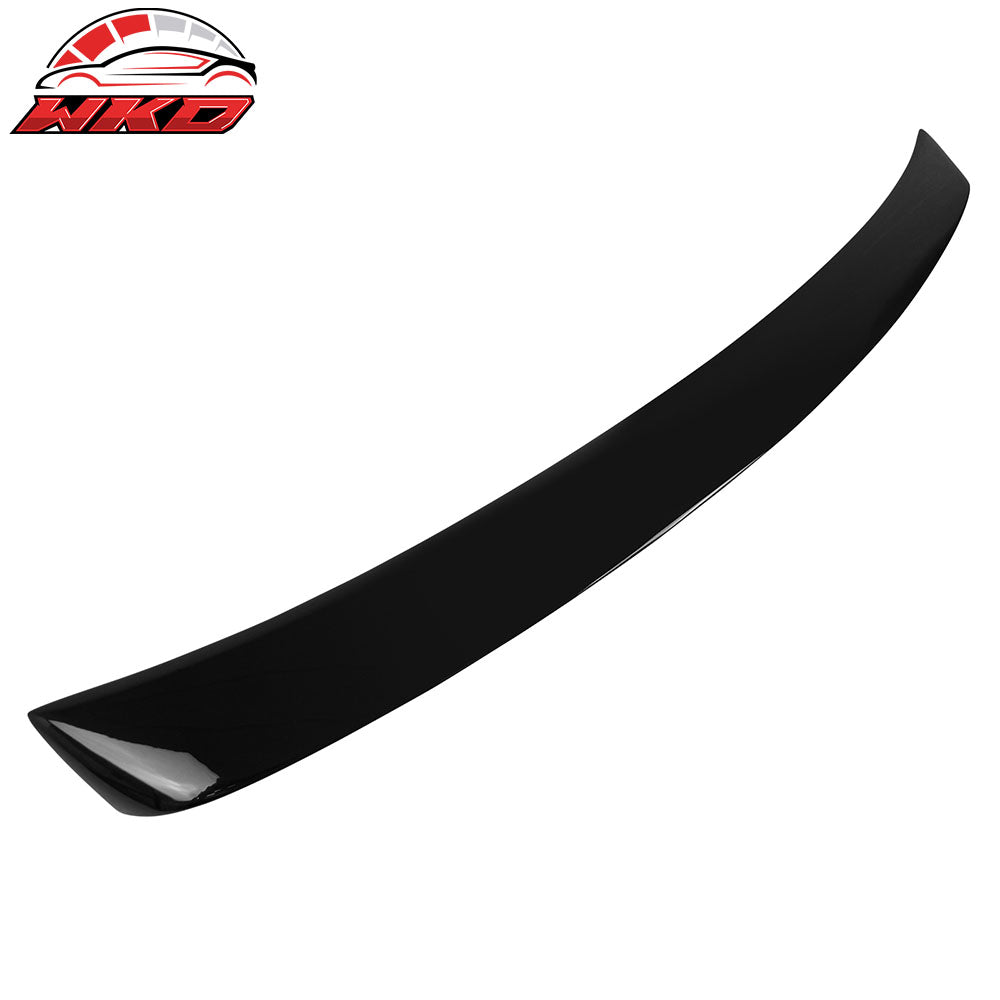 Fits 02-05 Audi A4 B6 Sedan ABT Style Rear Trunk Spoiler Lip Painted #LY9B Black