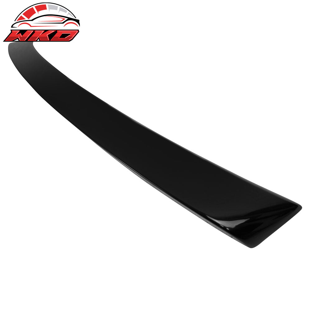 Fits 02-05 Audi A4 B6 Sedan ABT Style Rear Trunk Spoiler Lip Painted #LY9B Black