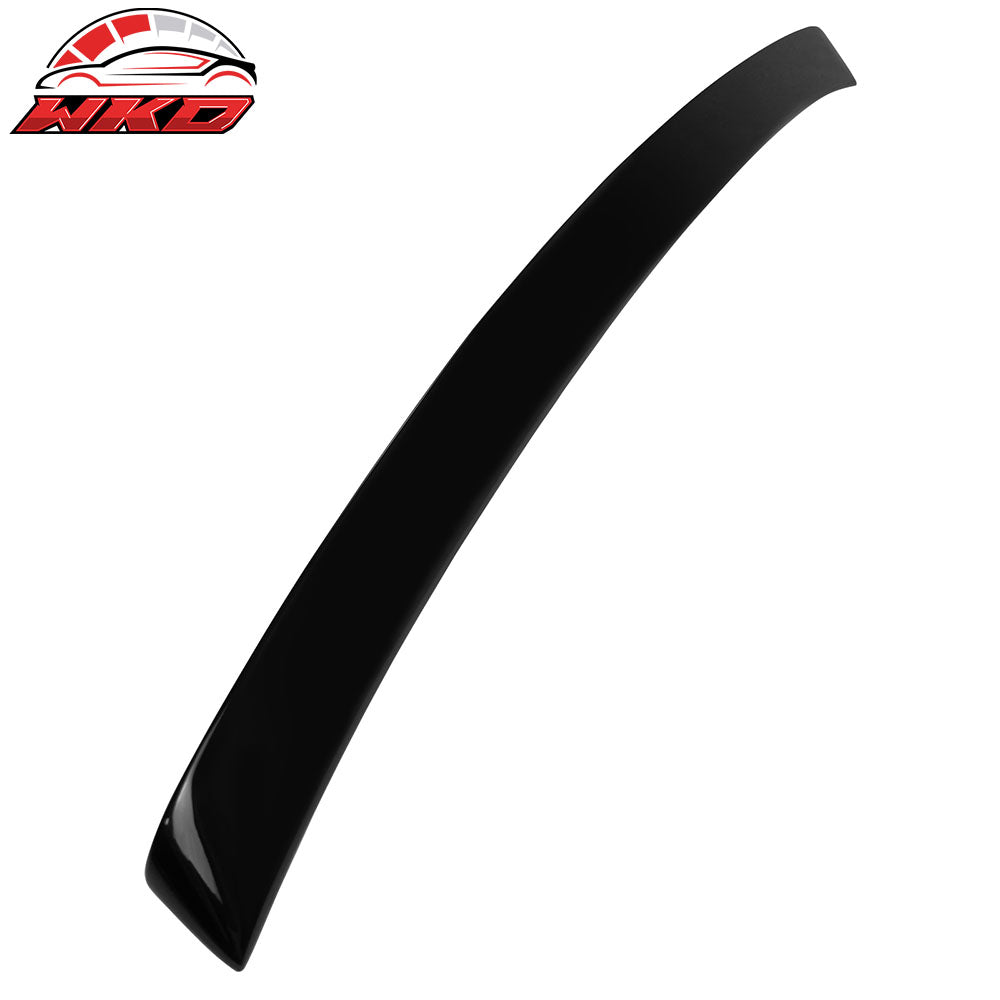 Fits 02-05 Audi A4 B6 Sedan ABT Style Rear Trunk Spoiler Lip Painted #LY9B Black