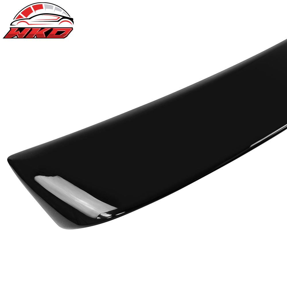 Fits 02-05 Audi A4 B6 Sedan ABT Style Rear Trunk Spoiler Lip Painted #LY9B Black
