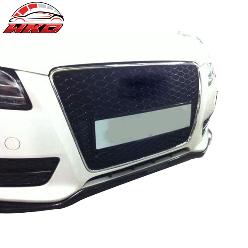 Fits 14-16 Audi A5 Quattro P Style Front Bumper Lip Spoiler - Carbon Fiber CF
