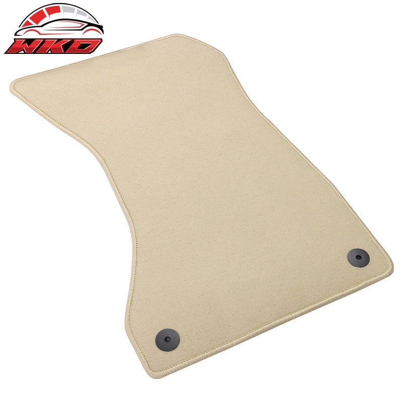 For 18-24 Audi A5 S5 RS5 Sportback Front Rear Floor Mat Liner Carpet Nylon Beige
