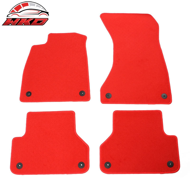Wholesale 18-24 Audi A5 RS5 S5 Sportback Nylon Floor Mats Liner Red Front Rear Carpet