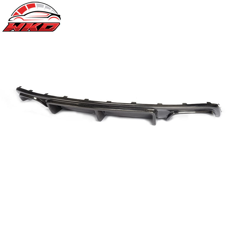 Fits 12-17 Audi A5 S5 Coupe OE Style Rear Bumper Lip Diffuser Matte Carbon Fiber
