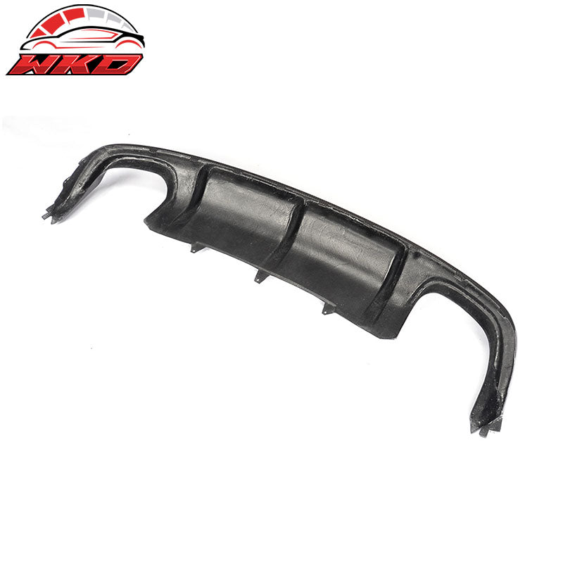 Fits 12-17 Audi A5 S5 Coupe OE Style Rear Bumper Lip Diffuser Matte Carbon Fiber