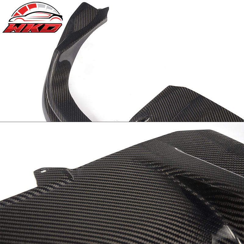 Fits 12-17 Audi A5 S5 Coupe OE Style Rear Bumper Lip Diffuser Matte Carbon Fiber