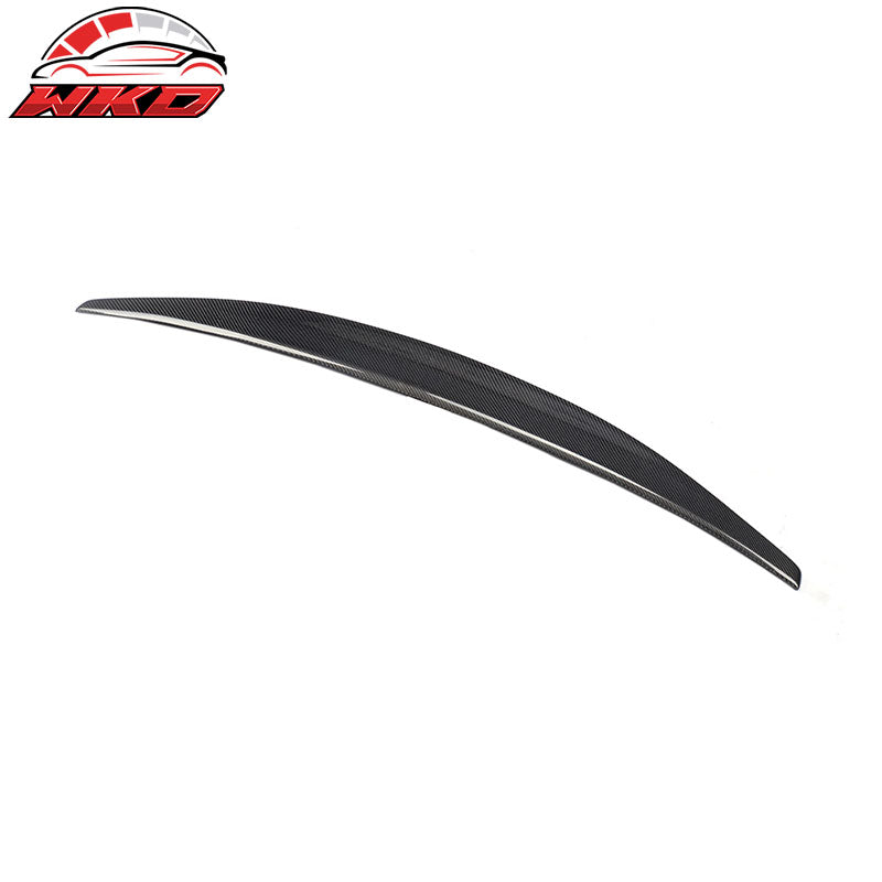 Fit 08-17 Audi A5 B8 B8.5 Coupe S Sty Matte Carbon Fiber Highkick Trunk Spoiler