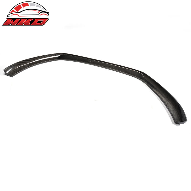 Fits 12-15 Audi A6 C7 4DR Facelift JC Style Front Bumper Lip Matte Carbon Fiber