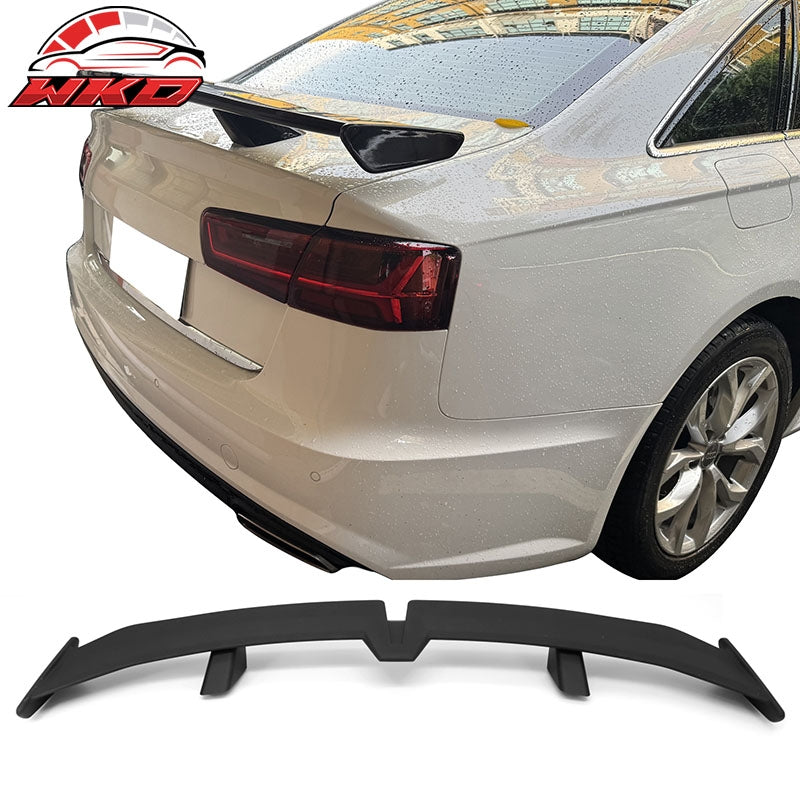 Wholesale For 12-18 Audi A6 S6 Sedan 54" PRO Style Rear Trunk Spoiler Wing Matte Black ABS - Wikond Auto