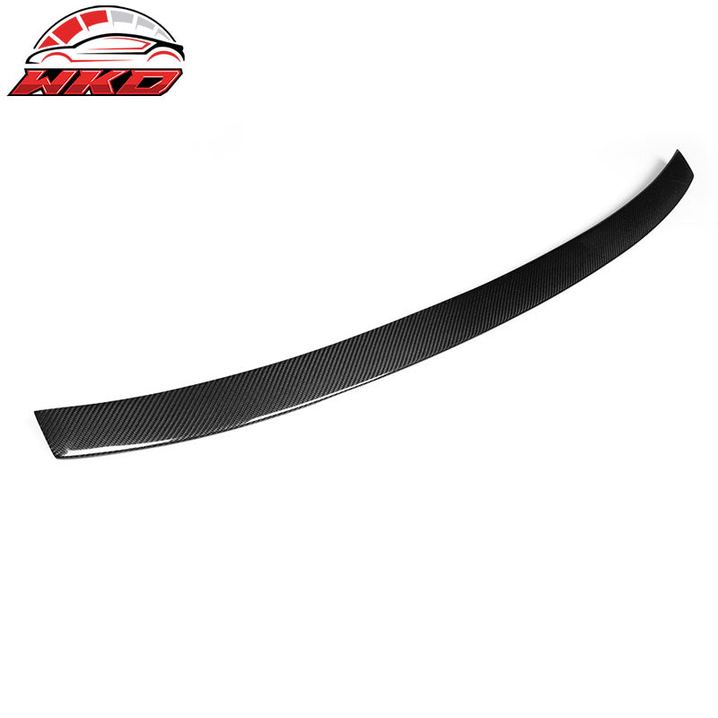 Fits 12-17 Audi A6 C7 4DR Non-S Line ABT Style Trunk Spoiler Matte Carbon Fiber