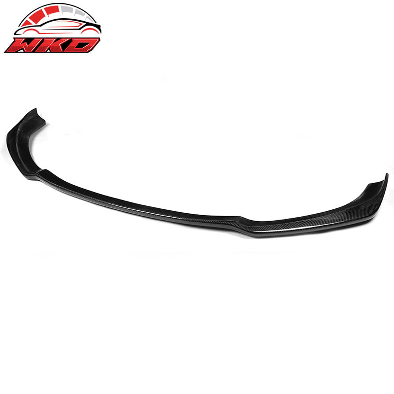 Fits 12-14 Audi A7 4G8 Sedan S-Line JC Style Front Bumper Lip Matte Carbon Fiber