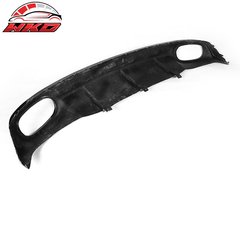 Fits 12-14 Audi A7 4Dr S Line OE Style Carbon Fiber Rear Bumper Lip Diffuser