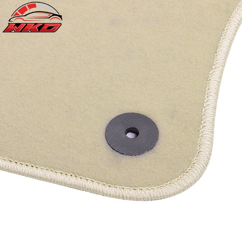 Fits 19-25 Audi Q3 F3 Nylon Car Floor Mats Liners Carpets 4PCS Set - Beige