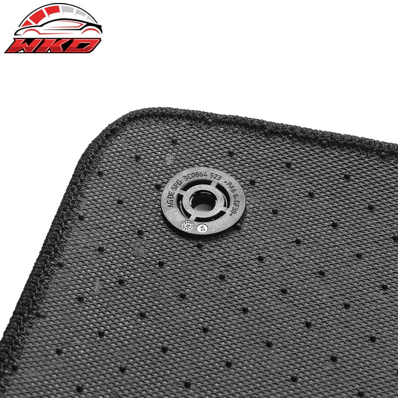 Fits 19-25 Audi Q3 F3 Nylon Car Floor Mats Liners Carpets 4PCS Set - Black