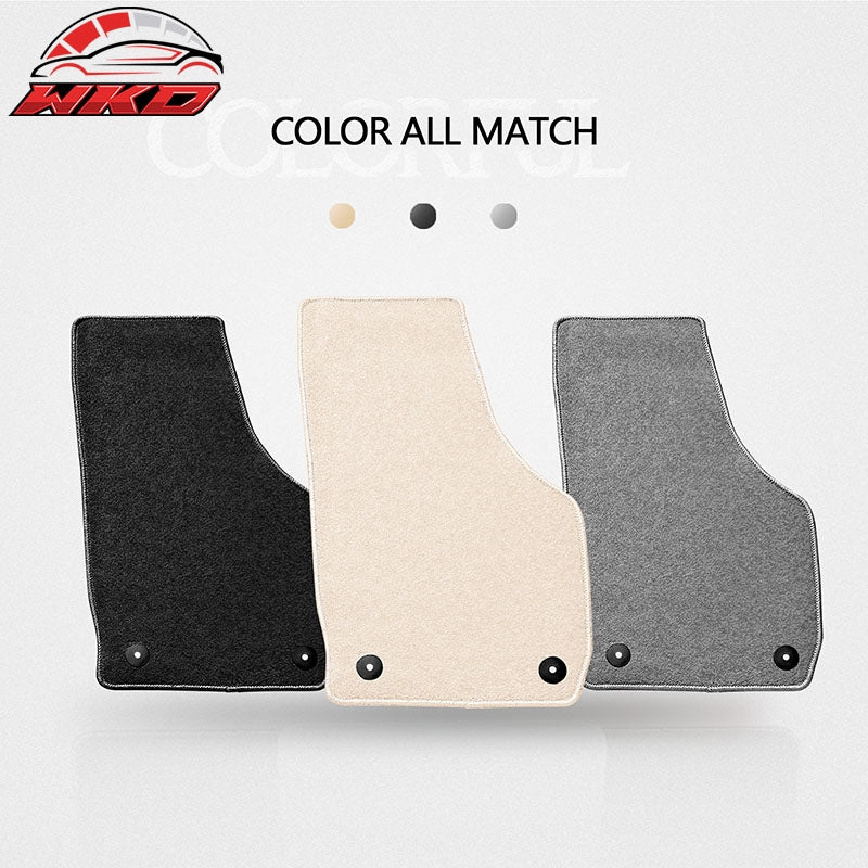 Fits 15-18 Audi Q3 4PCS Floor Mats Anti-slip Carpets Nylon Beige