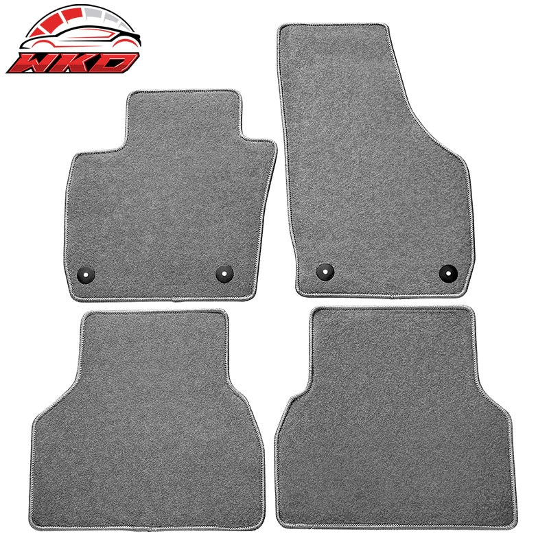 Wholesale 15-18 Audi Q3 4PCS Floor Mats Carpets Set Nylon Grey Gray