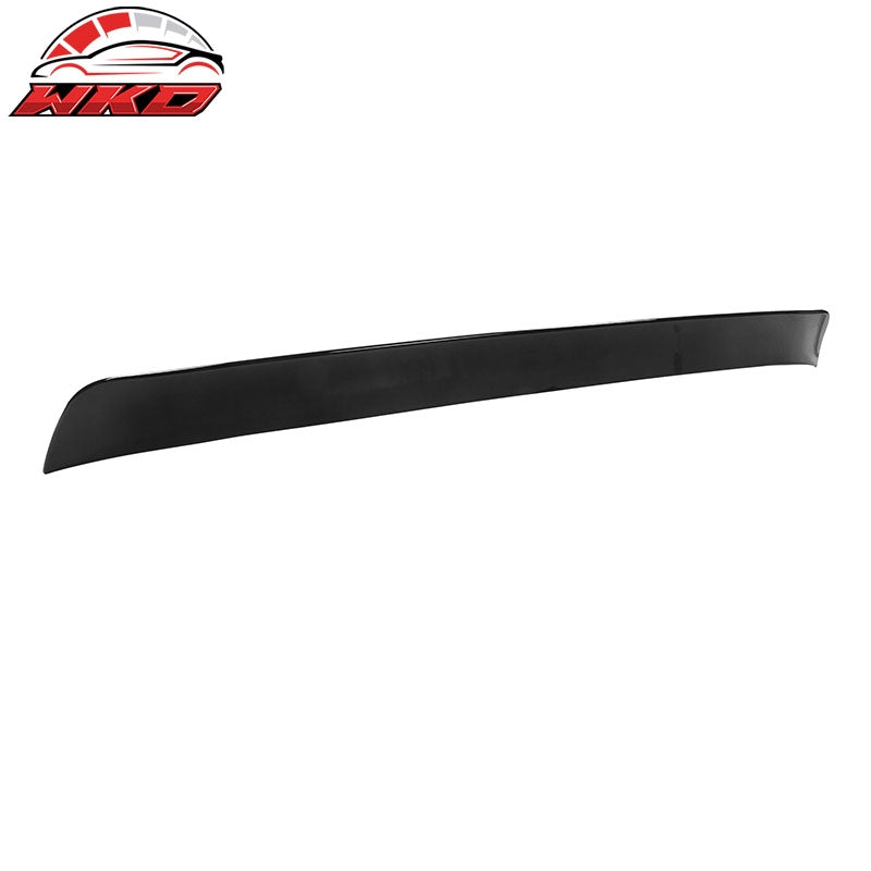 Fits 19-25 Audi Q3 IKON Style ABS Add-on Rear Trunk Spoiler Wing Lip Gloss Black