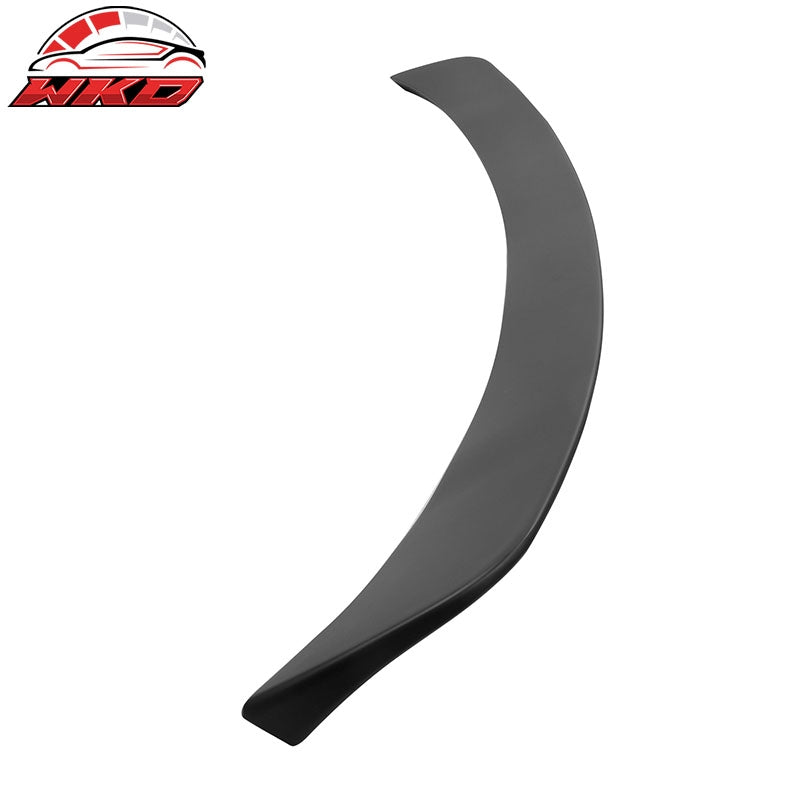 Fits 19-25 Audi Q3 IKON Style ABS Add-on Rear Trunk Spoiler Wing Lip Matte Black
