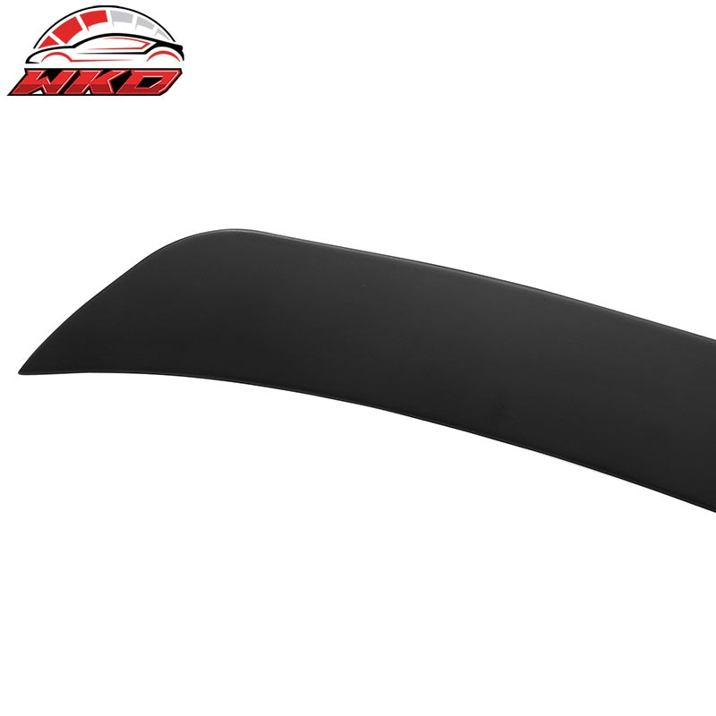 Fits 19-25 Audi Q3 IKON Style ABS Add-on Rear Trunk Spoiler Wing Lip Matte Black