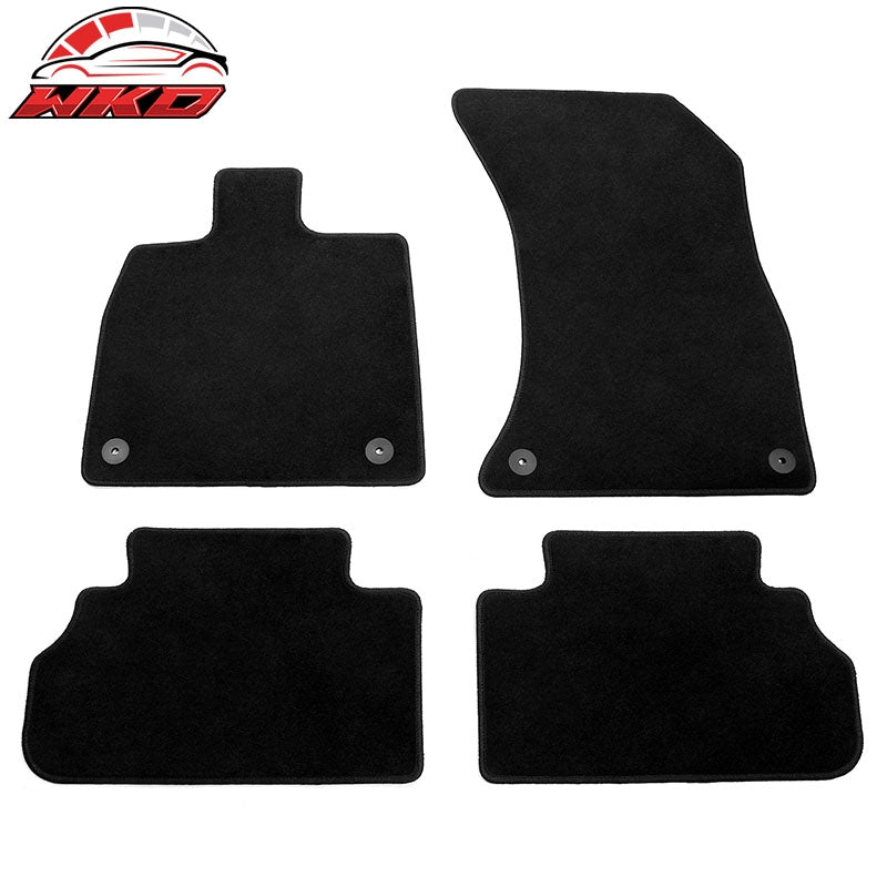 Wholesale 18-23 Audi Q5 80A Black 1st 2nd Row Floor Mats Auto Carpets Nylon 4PC Set
