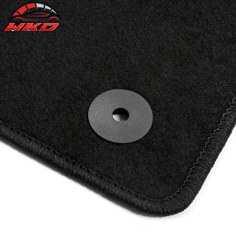 Fits 18-23 Audi Q5 80A Black 1st 2nd Row Floor Mats Auto Carpets Nylon 4PC Set