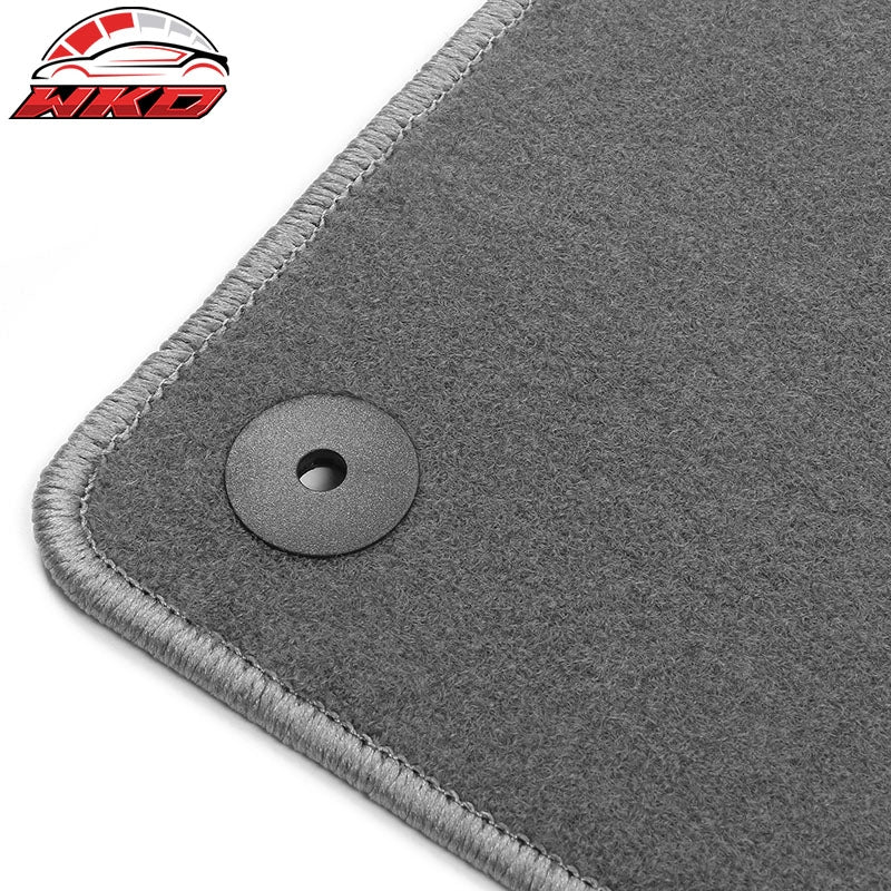 Fits 18-23 Audi Q5 80A Gray 1st 2nd Row Floor Mats Auto Carpets Nylon 4PC Set