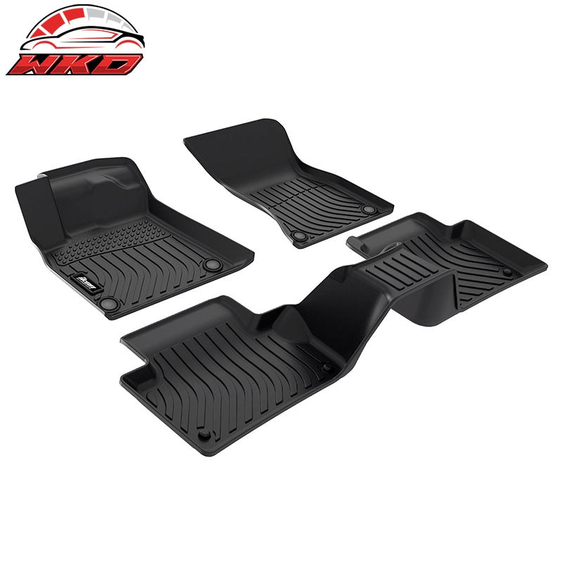 Fits 18-25 Audi Q5 SQ5 PHEV Sportback TPE All Weather 3D Floor Mats Cargo Carpet