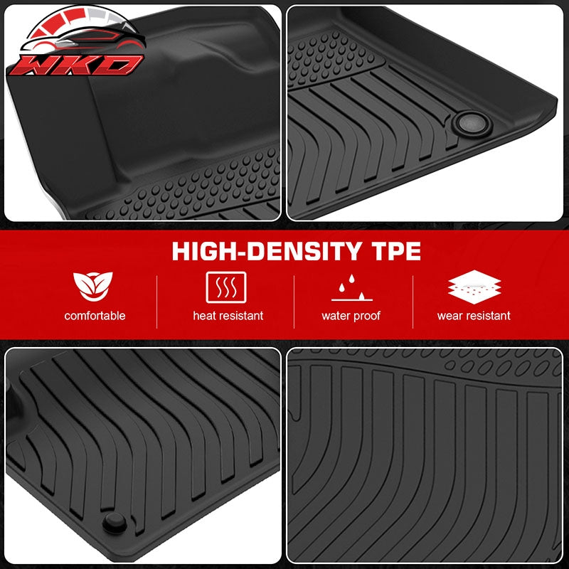Fits 25-26 Audi Q5 & SQ5 & Sportback TPE 3D Backrest + Floor + Trunk Mats 7PCS