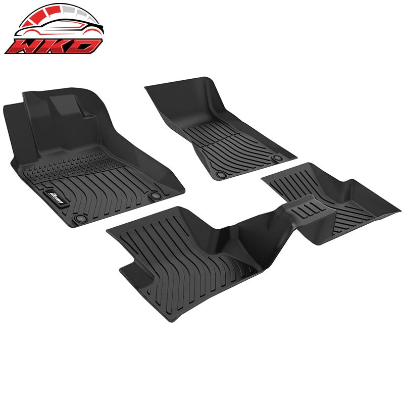 Fits 09-17 Audi Q5 & 14-17 SQ5 TPE All Weather Waterproof 3D Floor Mats Carpets