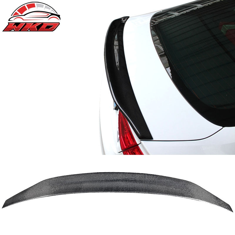 Fits 18-23 Audi A5 Hatchback C Style Rear Trunk Spoiler Wing Matte Carbon Fiber