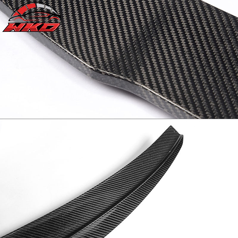 Fits 15-17 Audi S3 8V Sedan 4-Door JC Style Carbon Fiber CF Rear Trunk Spoiler