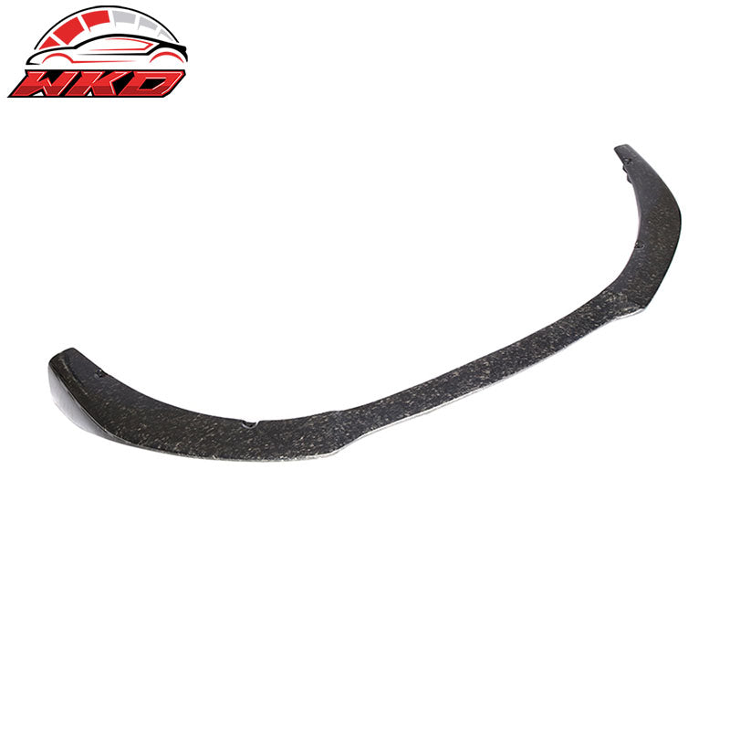 Fit 12-16 Audi S5 Facelift B8 2dr 4dr Front Bumper Lip Forged Matte Carbon Fiber