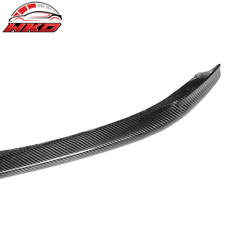 Fits 13-17 Audi S5 B8.5 Coupe DV Style Front Bumper Lip - Carbon Fiber CF