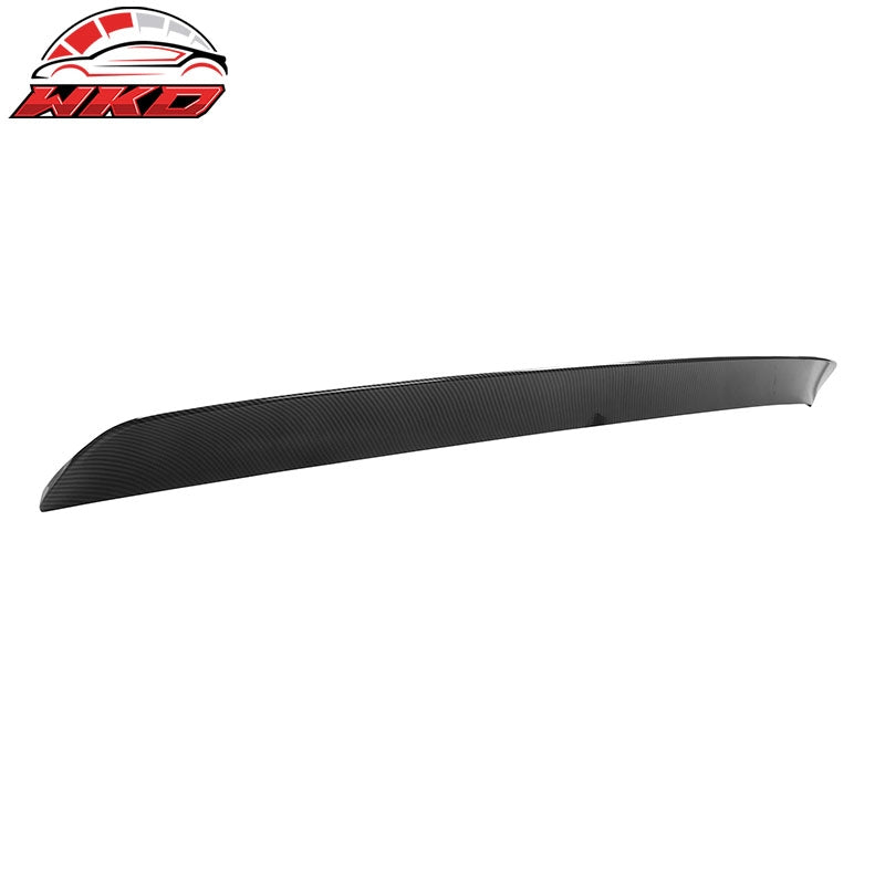 Fits 18-25 Audi SQ5 Q5 PHEV DuckBill ABS Add-on Trunk Spoiler Carbon Fiber Print