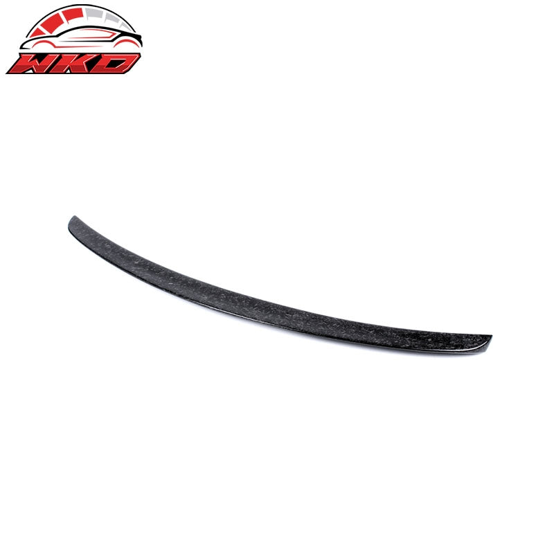 Fits 17-25 Audi A4 B9 S4 Style Trunk Spoiler Forged Carbon Fiber