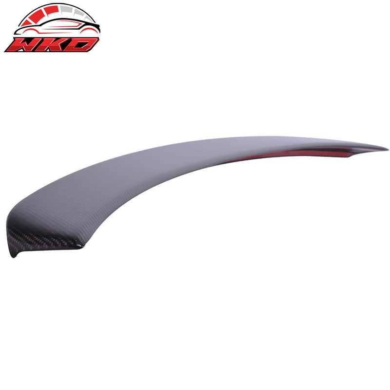 Fits 02-05 Audi A4 B6 Matte Carbon Fiber Trunk Spoiler Wing Lip