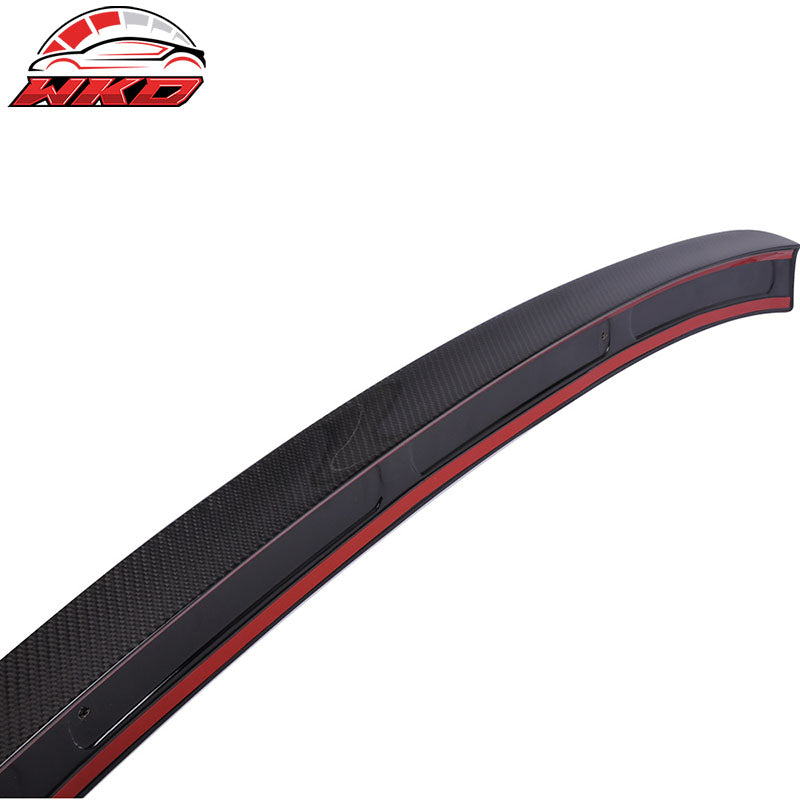 Fits 02-05 Audi A4 B6 Matte Carbon Fiber Trunk Spoiler Wing Lip