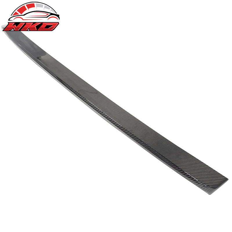 Fits 12-14 Audi A6 C7 D Style Carbon Fiber CF Trunk Spoiler Wing