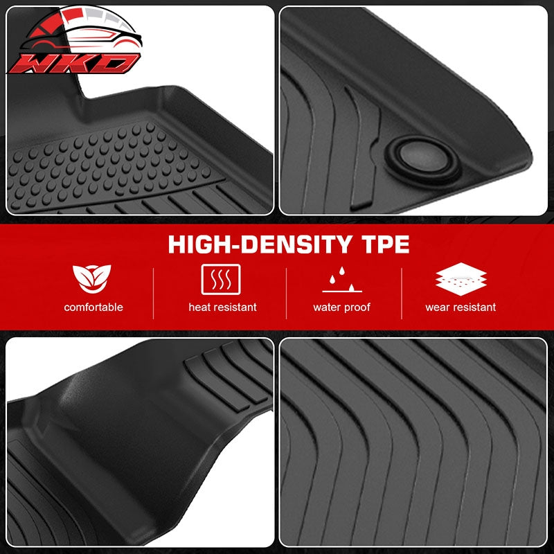 Fits 22-24 Audi e-tron GT & RS e-tron GT Heavy Duty Floor Mats Carpet Liner TPE