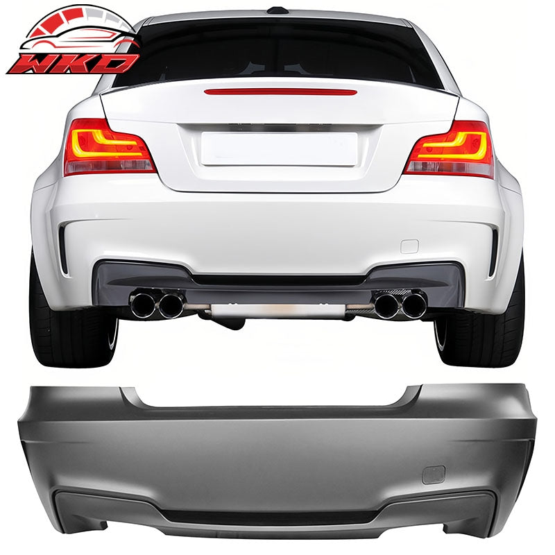 Wholesale 07-13 BMW 1-Series E82 Coupe E88 1M Style Rear Bumper Cover Replacement PP