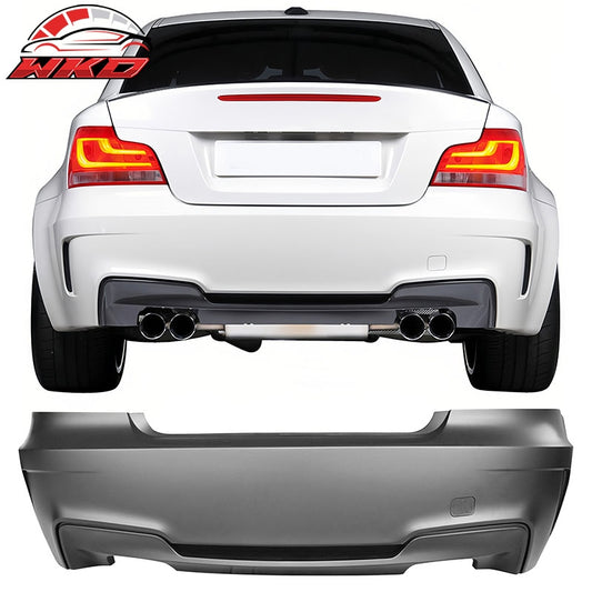 Wholesale 07-13 BMW 1-Series E82 Coupe E88 1M Style Rear Bumper Cover Replacement PP - Wikond Auto