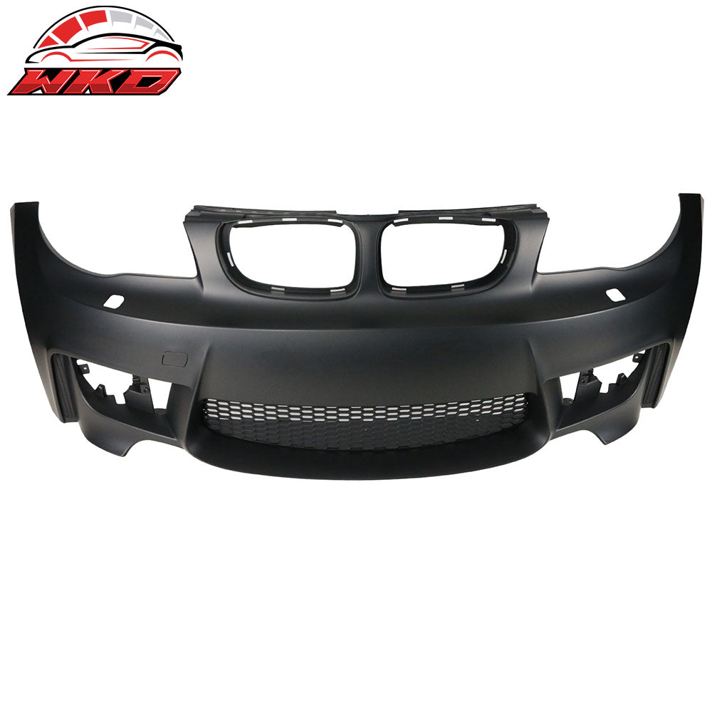 Fits 07-13 BMW 1 Series E82 E87 1M Style No PDC Front Bumper Cover Conversion PP
