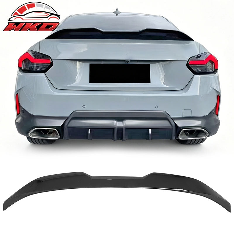 Wholesale 22-26 BMW 2-Series 230i M240i M2 Performance Trunk Spoiler Gloss Black ABS - Wikond Auto
