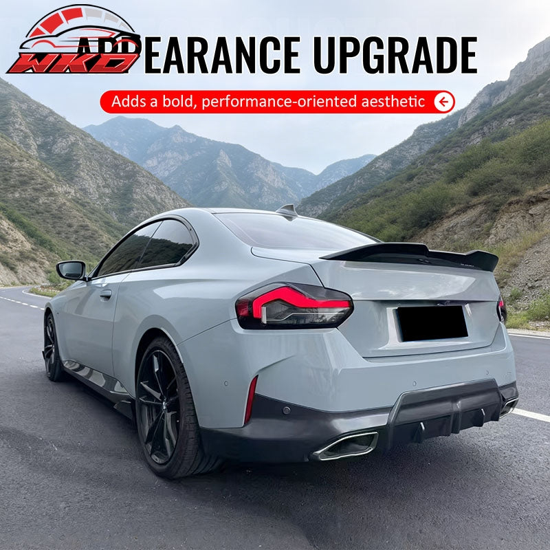 Wholesale 22-26 BMW 2-Series 230i M240i M2 Performance Trunk Spoiler Gloss Black ABS - Wikond Auto