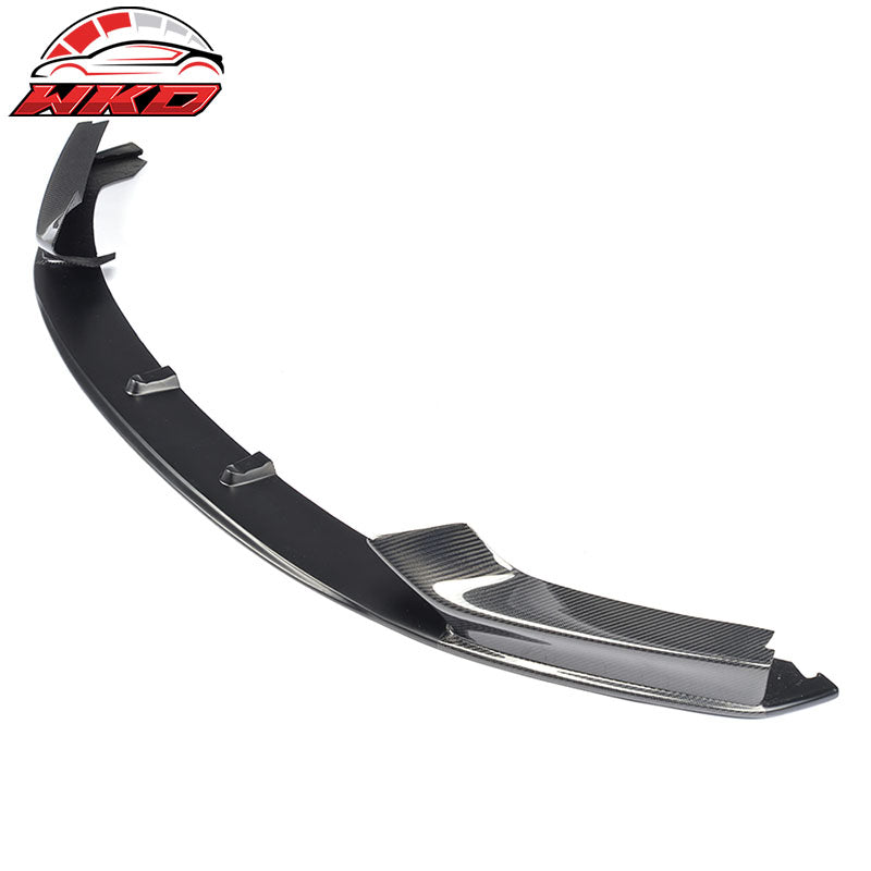 Fits 14-21 BMW F22 F23 M Sport MP Style Front Bumper Lip Matte Carbon Fiber +FRP