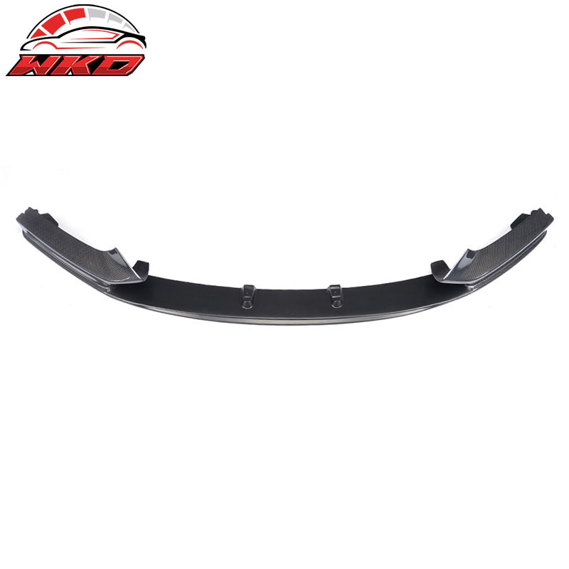 Fits 14-21 BMW F22 F23 M Sport MP Style Front Bumper Lip Matte Carbon Fiber +FRP
