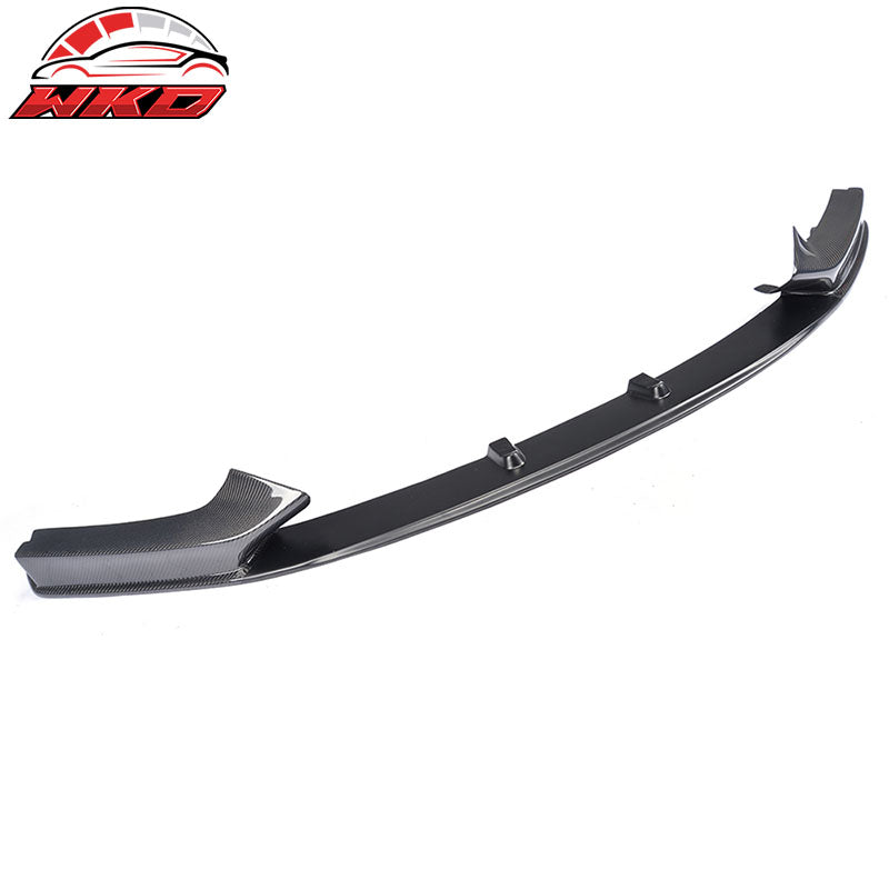 Fits 14-21 BMW F22 F23 M Sport MP Style Front Bumper Lip Matte Carbon Fiber +FRP